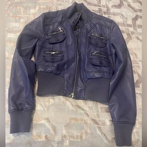 Leather Bomber Jacket